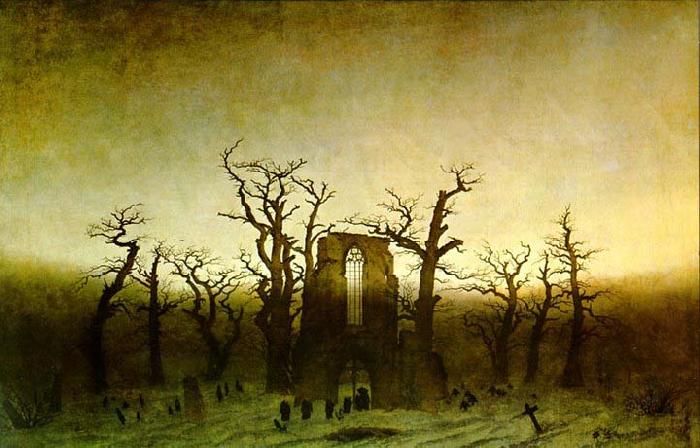 Caspar David Friedrich The Abbey in the Oakwood